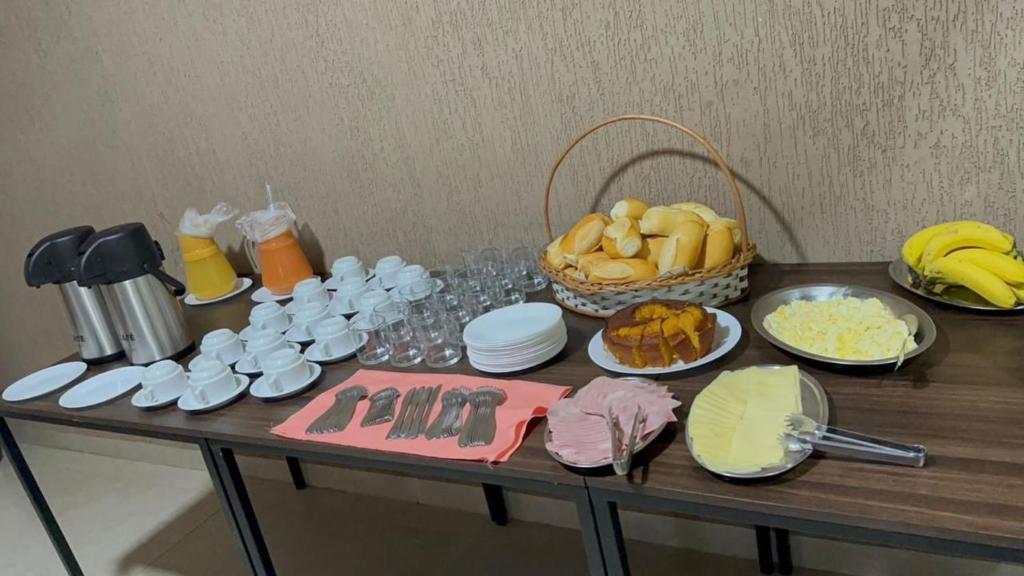 Café da manhã incluído na hospedagem